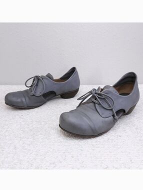 P. Monjo Argila Cut-Out Lace-Up Heeled Booties
